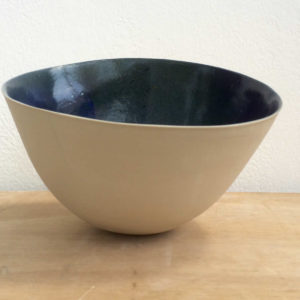 middle saladier from stoneware